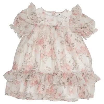 Dress (Beige, Pink, Multicolored) from Newbie by KappAhl Polyester