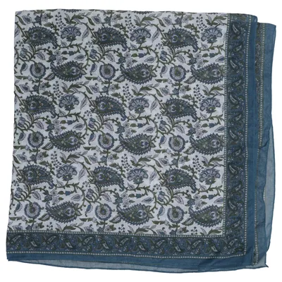 Châle (Bleu, Blanc) de Atlas Design