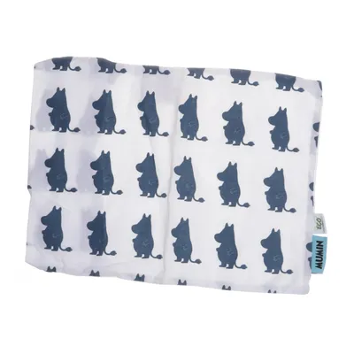 Örngott (Vit, Blå) från Mumin Ekologisk bomull