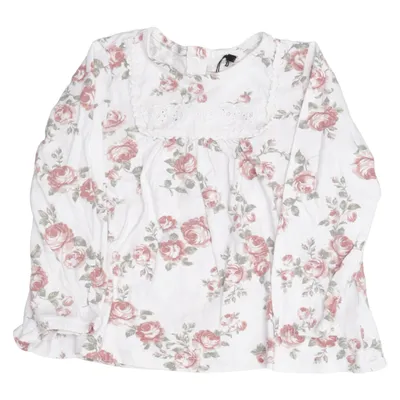 Blouse (White, Pink, Green) from Newbie by KappAhl Cotton