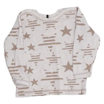 Long sleeve T-shirt (Beige, Brown) from Joha Cotton