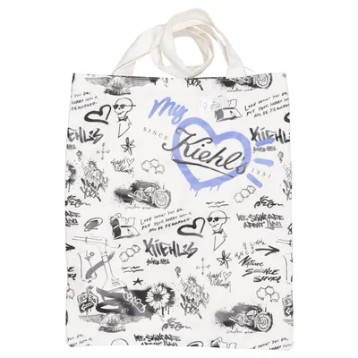 Canvas tas (Wit, Zwart, Blauw) van Kiehl´s
