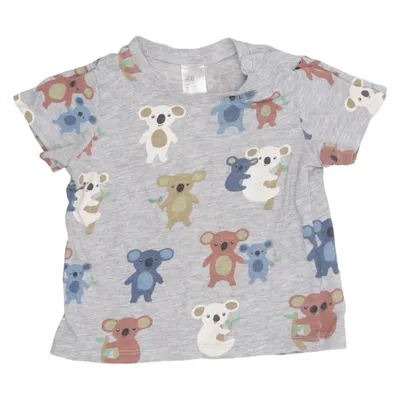 T-shirt (Grijs, Meerkleurig) van H&M Baby Katoen, Viscose
