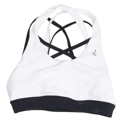 Sports bra (White, Black) from Workout Empire Elastane, Polyester