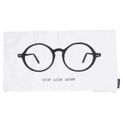 Housse de coussin (Blanc, Noir) de Eight Mood