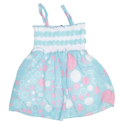 Jurk (Blauw, Roze, Wit) van Smile Polyester