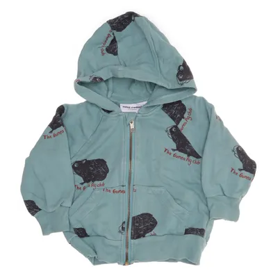 Hoodie (Turquoise) from Mini Rodini Organic cotton