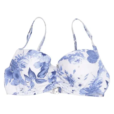 Haut de bikini (Bleu, Blanc) de Next Élasthane, Polyamide