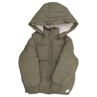 Winterjas (Groen) van Mori Elastaan, Nylon, Gerecycled polyester