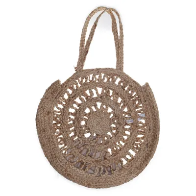 Strandtaske (Beige) fra Zara Bomuld