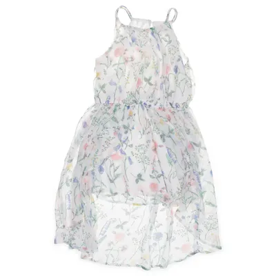 Klänning (Vit, Flerfärgad) från Lindex Kids