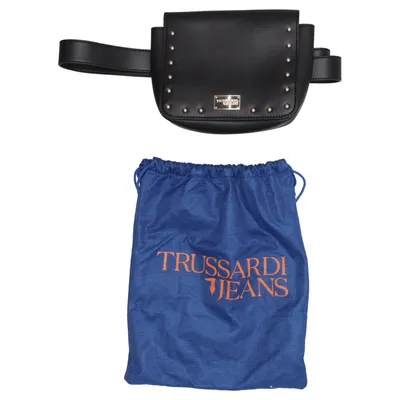 Sac-banane (Noir) de Trussardi Jeans Polyester, Polyuréthane