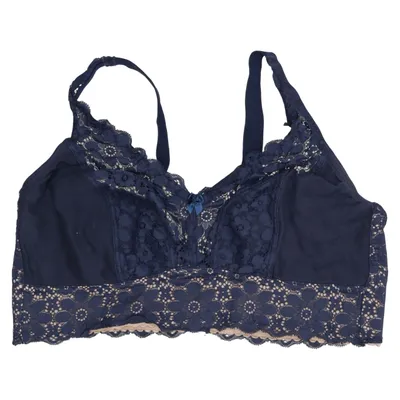 Bralette (Blå) fra Miss Mary of Sweden Bomuld, Elastan, Polyamid
