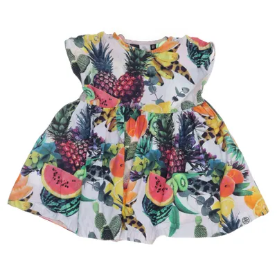 Jurk (Meerkleurig, Roze, Groen, Wit) van Molo