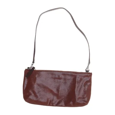 Shoulder-bag (Red, Brown) from Belmondo Leather