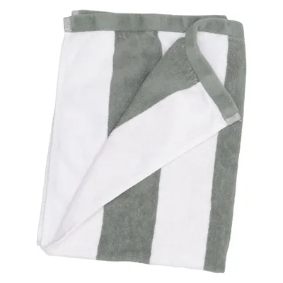 Håndklæde (Grøn, Hvid) fra H&M Home Bomuld