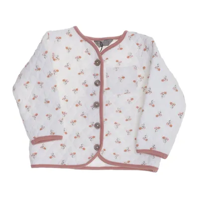 Jacket (White, Pink) from Primark Cotton, Polyester, Viscose