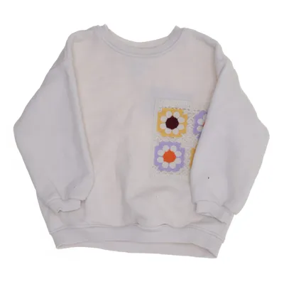 Collegetröja (Beige, Flerfärgad) från Zara Bomull, Elastan