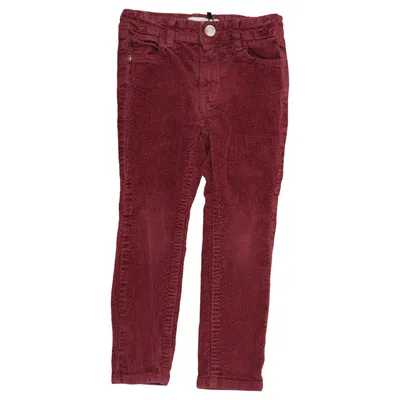 Pantalon en velours (Rouge) de Mini Market Coton, Élasthane