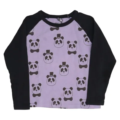 Lange mouwen shirt (Lila, Zwart) van Mini Rodini Katoen