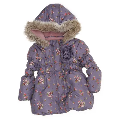 Vinterjacka (Lila, Flerfärgad) från Next Akryl, Bomull, Elastan, Polyester