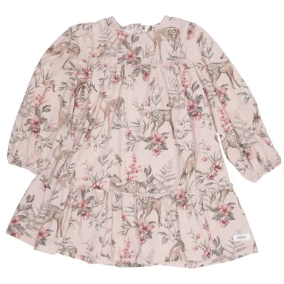 Dress (Pink, Multicolored) from Newbie by KappAhl Cotton, Elastane