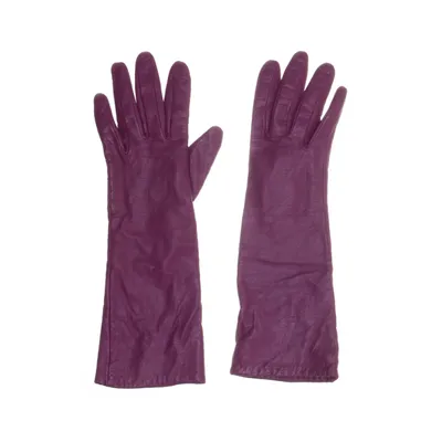 Handskar (Lila) Skinn