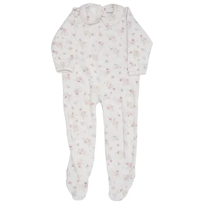Barboteuse (Blanc, Rose) de Vertbaudet Coton, Polyester