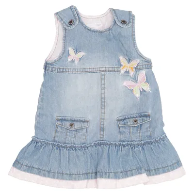 Tuinjurk (Blauw, Roze, Wit) van H&M Katoen