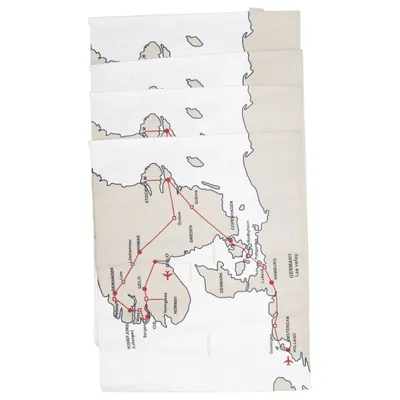 Placemat (Wit, Beige, Meerkleurig) van Mogihome Katoen
