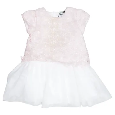 Blomsterpigekjole (Pink, Hvid) fra Little Me Polyester