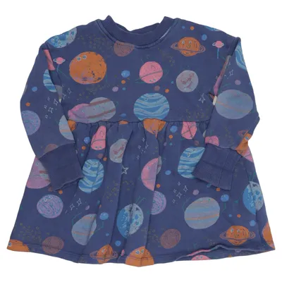Robe (Bleu, Multicolore) de Next Coton, Élasthane, Polyester