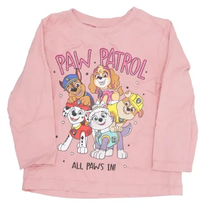 T-shirt à manches longues (Rose) de Nickelodeon Coton