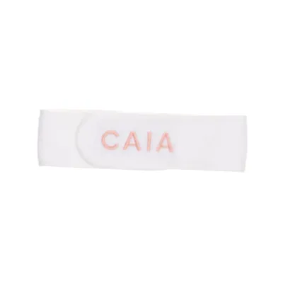Pannband (Vit) från Caia Cosmetics