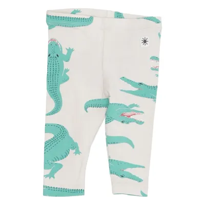 Leggings (Beige, Green) from Lindex Baby Cotton, Elastane
