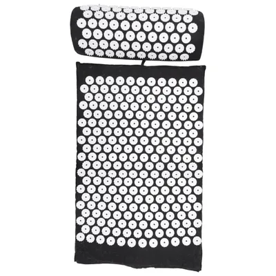 Acupressuur mat (Zwart, Wit)