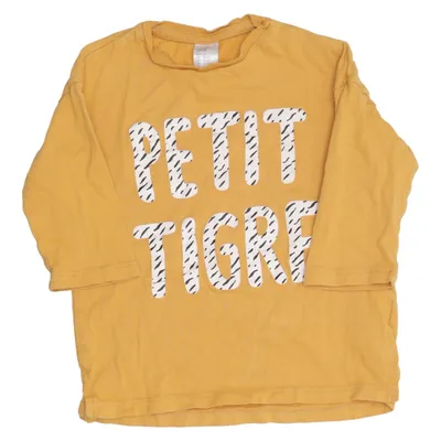 T-shirt à manches longues (Jaune) de H&M Coton