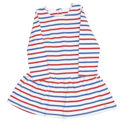 Robe (Blanc, Rouge, Bleu) de Petit Bateau Coton