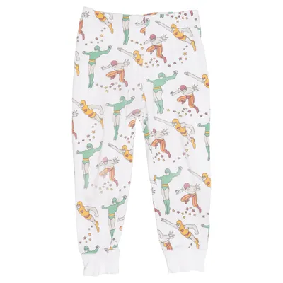 Pyjama broek (Wit, Meerkleurig) van Mini Rodini Katoen