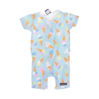 Sparkdräkt (Blå, Flerfärgad) från Villervalla Ekologisk bomull, Elastan