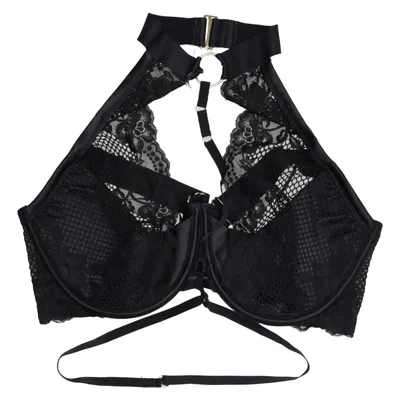 Bra (Black) from Private Collection Elastane, Polyamide, Polyester