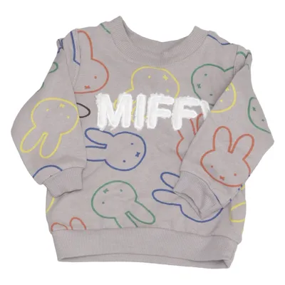 Collegetröja (Grå, Flerfärgad) från Miffy Bomull