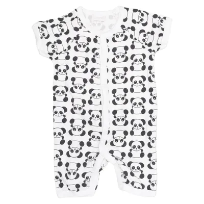 Barboteuse (Blanc, Noir) de Baby by Lindex Coton