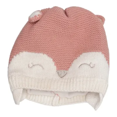 Beaniemössa (Rosa, Vit) från Pusblu Akryl, Polyester