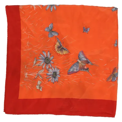 Scarf (Orange, Röd, Flerfärgad) från Bally