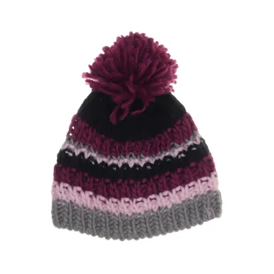 Bobble hat (Pink, Black, Gray) from Steeds Acrylic, Polyester