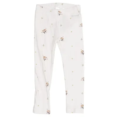 Leggings (Beige) from Geggamoja x Mrs Mighetto Bamboo, Elastane, Organic cotton
