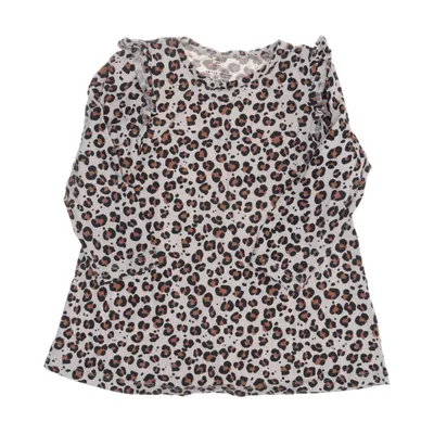 Klänning (Beige, Brun, Svart, Flerfärgad) från Lindex Kids Bomull