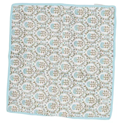 Sierkussensloop (Wit, Blauw, Groen) van Bungalow Katoen