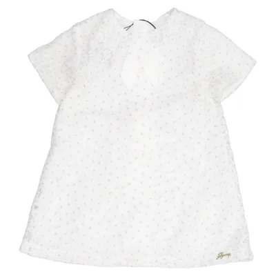 Jurk (Wit) van Gymp Katoen, Polyester
